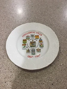 CANADIAN CENTENARIO 9" PLACA SIMPSONS ALFAREROS INGLATERRA 1967 EMBLEMAS ESCUDO DE ARMAS - Imagen 1 de 12