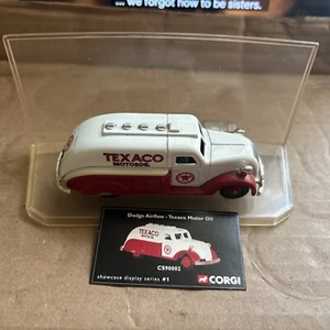 TEXACO MOTOR OIL CAR 1937 DODGE AIRFLOW CORGI CS90002 COLLECTIBLE - Picture 1 of 8