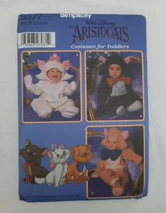 Simplicity 5377 Walt Disney Aristocats Costumes for Toddlers Size 1/2, 1, 2, 3,4 - Picture 1 of 10