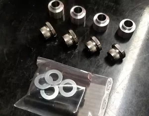 LEXUS IS300 BRAKE UPGRADE: SS LS400 CALIPER ADAPTERS + 17MM RCA KIT - USA BUILT! - Picture 1 of 7