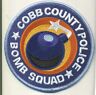 Gold Mylar Cobb County Police State Georgia GA 