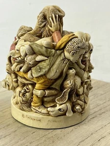 Caja de baratijas Harmony Kingdom "Mad Dogs & Englishmen" Antiquark 94 Reino Unido sin caja - Imagen 1 de 13