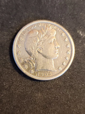 1906-D Barber Half Dollar Nice AU Nice Eye Appeal Nice Strike #2161 Cover