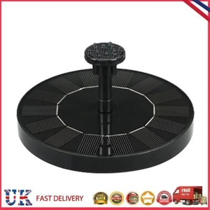 UK Outdoor Floating Solar Fountain Garden Lawn Water Pump Kits with 6 Spray Head - Picture 1 of 11