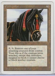 1x Ebony Horse - Revised Edition - Light Play - Bild 1 von 1