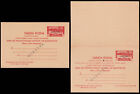 Cartes postales estampillées Cape Juby 3/4 1935 types de Maroc activées