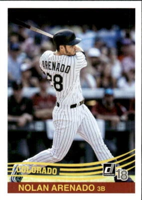 Nolan Arenado 2018 Donruss #236   Colorado Rockies - Image 1 of 2