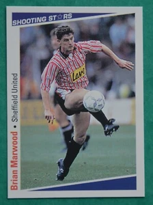 SHOOTING STARS 1991-92 BRIAN MARWOOD - SHEFFIELD UNITED No 254 - Picture 1 of 1
