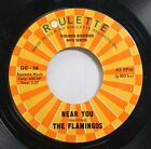 Rock 45 The Flamingos - Near You / I Shed A Tear At Your Wedding On Roulette