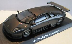 Hachette 92 Lamborghini Murcielago Carbon Fibre Grey 1/43 Scale Model on Plynth