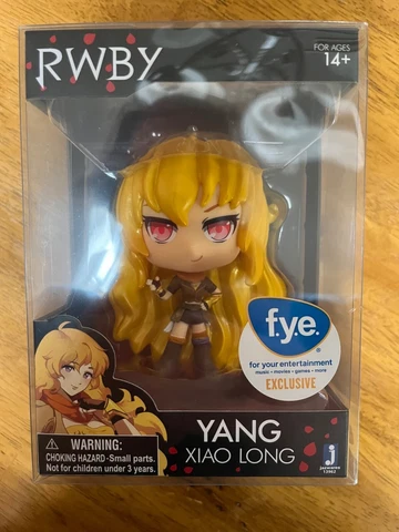 NEW FACTORY SEALED RWBY Jazwares Figures - Yang Xiao Long FYE Exclusive w/ Case Cover