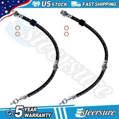 Manguera de freno delantera línea Sunsong 2 piezas para 2002 2003 2004 2005 2006 Mazda MPV 3,0 L Foto 1 de 3