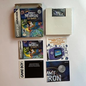 Jimmy Neutron: Boy Genius (Nintendo Game Boy Advance) CIB Complete in Box GBA - Picture 1 of 12