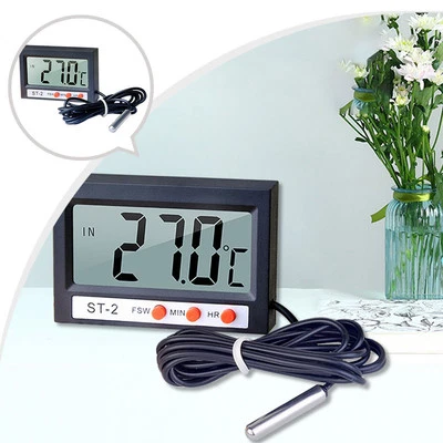Aquarium Temperature Gauge with Waterproof Probe for Accurate Readings - Image 1 of 4