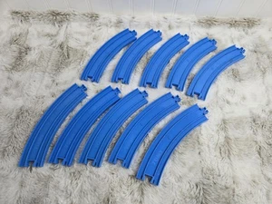 TOMY Trackmaster BLUE Curve TRACK 10 Pc Set Thomas & Friends Plarail - Picture 1 of 6