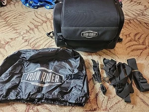 Dowco Iron Rider Moto Gear Black Bag Motorcycle Storage 14” x 10” Rain Cover - Photo 1 sur 13