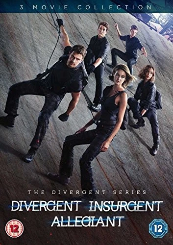 Divergent, Insurgent and Allegiant [DVD] [2016] - DVD  ICVG The Cheap Fast Free - Image 1 of 2