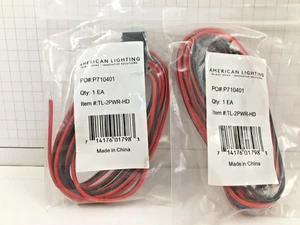2ea. AMERICAN LIGHTING TL-2PWR-HD 2 Wire Heavy Duty Power Connector - Free Ship - Picture 1 of 6