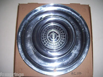 1956 Chrysler Hub Cap 15" Stainless             -         HC110 - Image 1 of 2