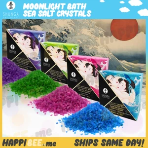 SHUNGA Moonlight Bath Lovebath🍯Exotic Bubble Dead Sea Salts Foreplay Oil Lotion - Picture 1 of 11