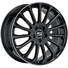 ALUFELGE MSW MSW 30 FUR VOLKSWAGEN GOLF V PLUS 7.5X18 5X112 GLOSS BLACK+DIA JKQ