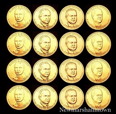 2014 P+D Presidential Mint Set A+B Harding Coolidge Hoover Roosevelt No S Proof Cover