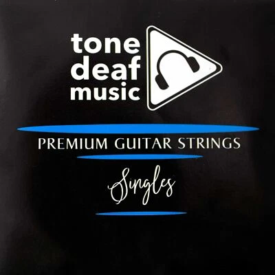 TONE DEAF MUSIC 5x G 3rd ELECTRIC GUITAR STRINGS 016 gauge single individual six seven string