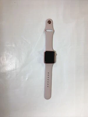 Apple Watch Sport 38mm Aluminium Rose Gold Case Lavender Sport Band Smart Watch - Image 1 of 4