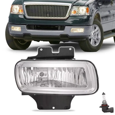 Fog light Right For Ford F150 2004 2005 2006 & Lincoln Mark LT 2006 W/ Bracket - Image 1 of 4