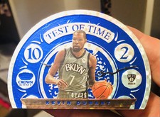 2020-21 CROWN ROYALE KEVIN DURANT  TEST OF TIME DIE CUT JERSEY NUMBERED 07/75 🔥