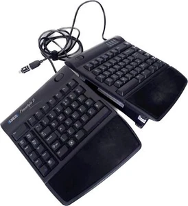 Kinesis Freestyle 2 Adjustable Keyboard PC UK Curved Angled Ergonomic & Lift Kit - Picture 1 of 16