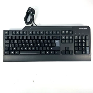 Lenovo Preferred Pro KU-0225 Desktop Keyboard Black Wired USB AZERTY Standard - Bild 1 von 5