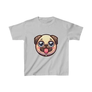 PUG DOG Kids Heavy Cotton™ Tee - Picture 1 of 15
