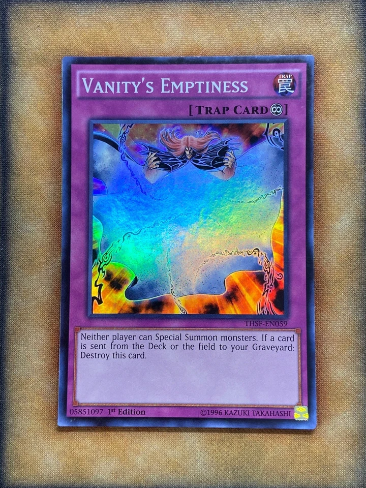 Yugioh Vanity's Emptiness THSF-EN059 Super Rare 1st Ed NM - Image 1 of 1