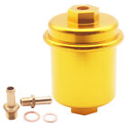 Car Inline Fuel Filter High Flow 100 Micron Cleanable Stainelss mesh Fit Honda