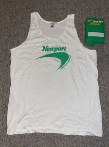 Vintage Newport Alive With Pleasure XL 90s Cigarettes Tank Top New In Box Men - Picture 1 of 8