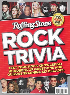 Rolling Stone Magazine Rock Trivia Special Collector's Edition 120 Quiz Pages . - Image 1 of 4