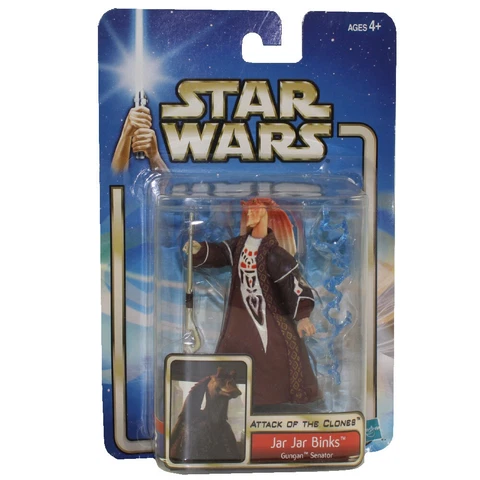 Star Wars Clone Wars (2002) Jar Jar Binks (Gungan Senator) Action Figure Cover