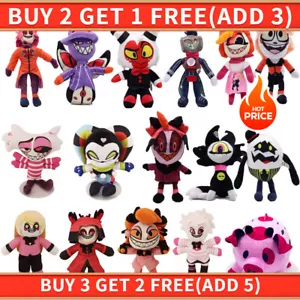New Hazbin Hotel Alastor Angel Dust Charlie Plush Toy Stuffed Birthday Xmas Gift - Picture 1 of 47