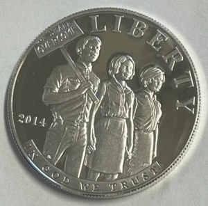 2014 P Silver $1 Commemorative Coin Civil Rights Proof Coin - Picture 1 of 2