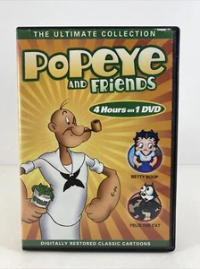 Popeye and Friends: The Ultimate Collection (DVD) Over 4-Hours Cartoon Animated - Picture 1 of 3