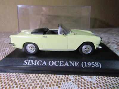 651Y IXO 34 Simca Océane Cabriolet 1958 Beige Le Nostre Care Auto D'Antan 1:43 - Immagine 1 di 4