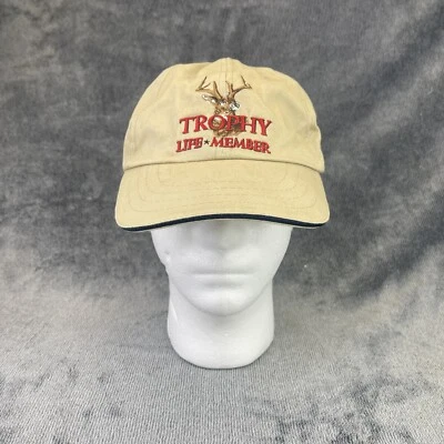 Trofeo Life Member Norteamericano Sombrero de Caza Gorra Correa Trasera Béisbol Foto 1 de 4