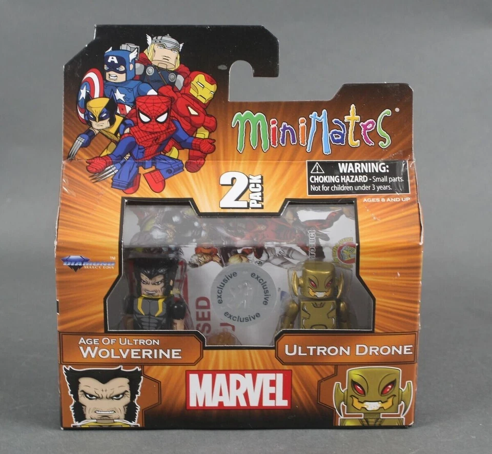 Diamond Select Toys Marvel Minimates Wave 18 - Drone Wolverine y Ultron Foto 1 de 1