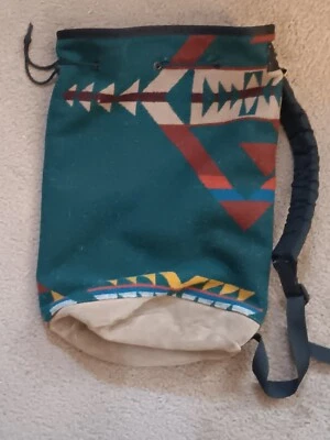 Vintage Pendleton Wool Blanket Crossbody Bag Backpack USA - Image 1 of 4