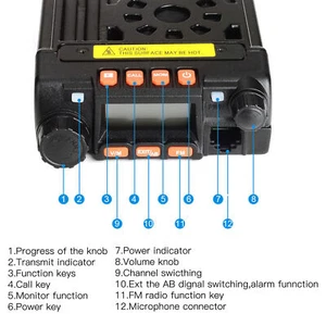 Station De Base Radioamateur Autoradio Mobile VHF UHF 200 Mémoire Double Bande - Zdjęcie 1 z 12