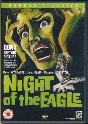 Night of the Eagle aka Burn Witch Burn StudioCanal Peter Wyngarde PAL R2 DVD VGC - Image 1 of 3