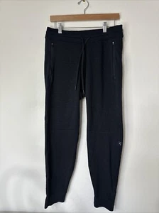 Lululemon Engineered Warmth Black Waffle Jogger Pant Mens Sz L Merino Wool Blend - Picture 1 of 4