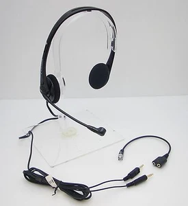 T322 Headset for Polycom 300 301 335 430 450 500 501 550 560 600 601 650 & CX300 - Picture 1 of 2