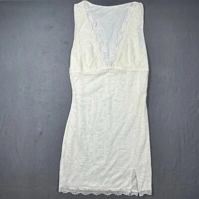 Vestido sin Mangas Vintage de Encaje Camisón Lencería Estilo Mediano Bridalcore Coqueta Foto 1 de 4